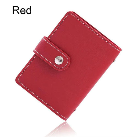 26 Card Slots RFID Blocking PU Leather Women Credit Card Wallet Fashion Cute Cards Holder Wallet for Cards Cardholder