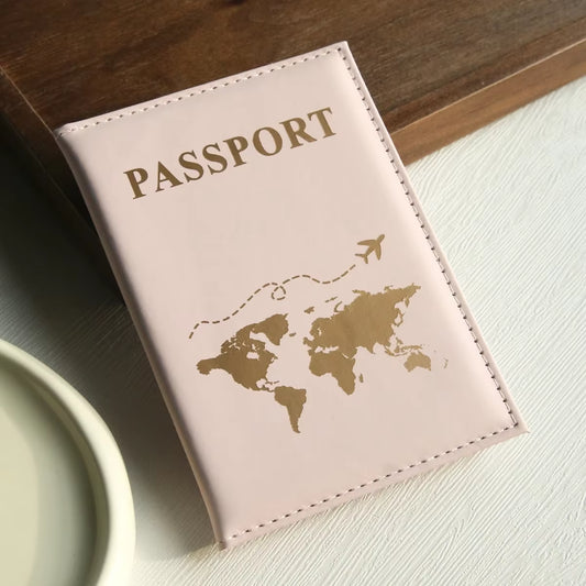 Slim Passport Holder Cove Map PU Passport Holder Travel Essential Cruise Must Have Passport Holders Portable for All Country